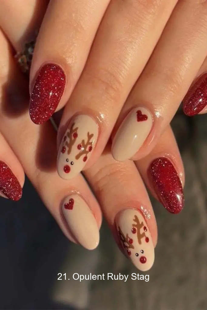 21. Opulent Ruby Stag