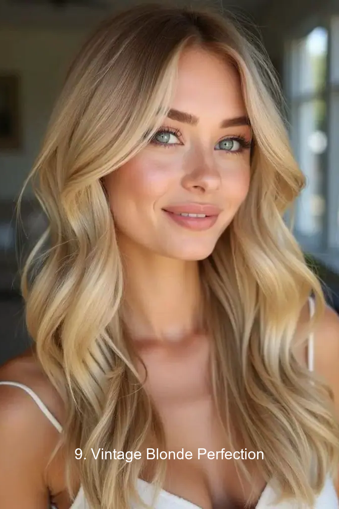 9. Vintage Blonde Perfection